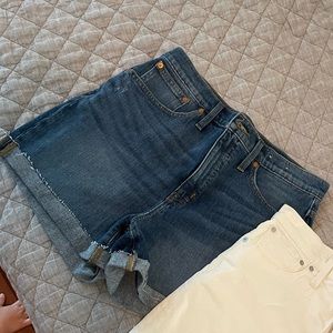Madewell Highrise denim shorts